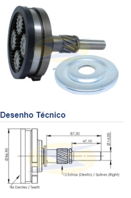 918005 PLANETARIA PARTIDA MITSUBISHI MBB ACTROS 