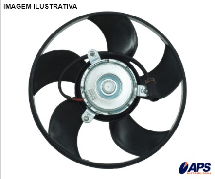 EW001215 ELETROVENTILADOR SANTANA/QUANTUM C/AR 5PAS MT.76MM 300MM