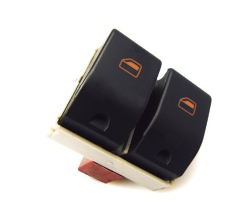 1501004 INTERRUPTOR VIDRO GOL G4/G5/G6/FOX DUPLO (1 ESTAGIO) MARRON 