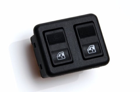 1501010 INTERRUPTOR VIDRO SANTANA/ROYALE DUPLO C/ MOLD.VERDE 