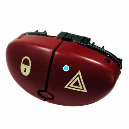 1510004 INTERRUPTOR PISCA ALERTA/TRAVA PEUGEOT 206