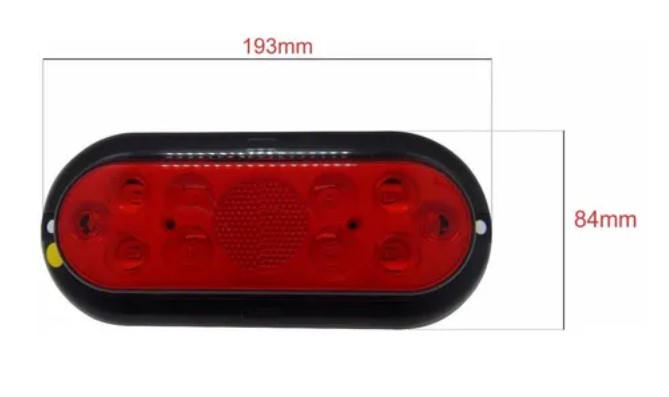 PRD001 LANTERNA CARRETINHA LED UNIVERSAL 12V VM