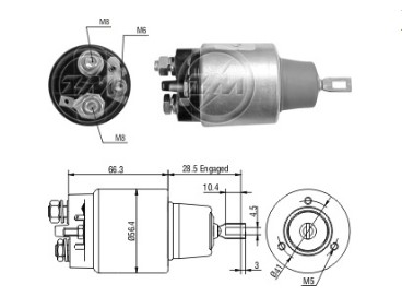 BF00ASH0128 AUTOMATICO PT. BOSCH AGRALE/BLAZER/S10/SILVERADO ZM2775