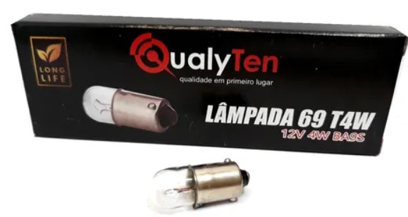 LAMPADA 69 12V 4W QUALYTEN 0000055 COMUM 
