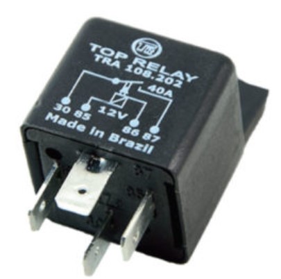 TRA108202 RELE AUXILIAR 12V 4T 40A C/SUP (DNI0102)