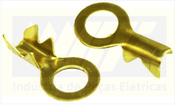 W28S TERMINAL OVAL FURO 3/8 CHAPA 0,80MM (SOLTO)