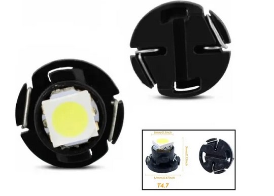 TP91 LAMPADA T4.7 12MM LED PAINEL BRANCO 12V