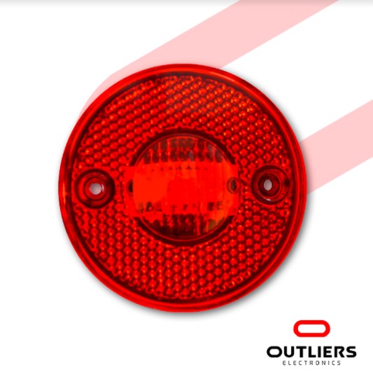 PRD006 LANTERNA LATERAL 65MM RUBI 3 LED
