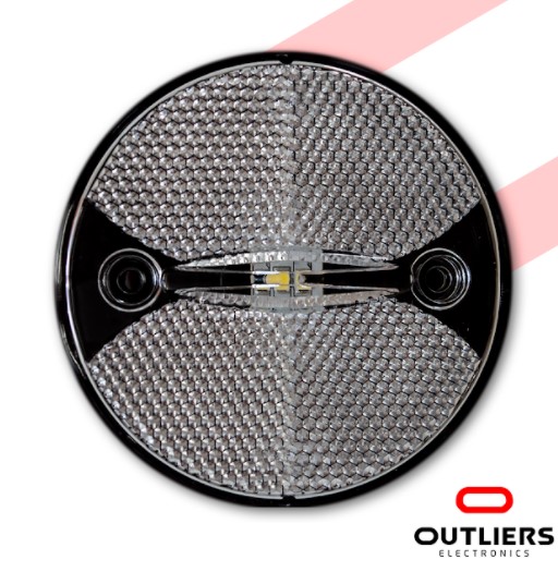PRD020 LANTERNA LATERAL 85MM CRISTAL LED