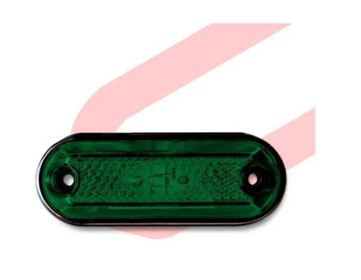 PRD029 LANTERNA LED LATERAL CARRETA PEQ. VERDE  — Foto 2