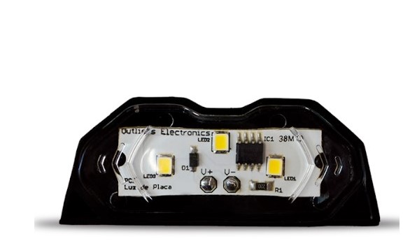 PRD003 LANTERNA PLACA LED UNIVERSAL 12V