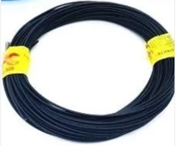 10710 FIO INSTALACAO 1.00MM PRETO (RL 05 METROS)