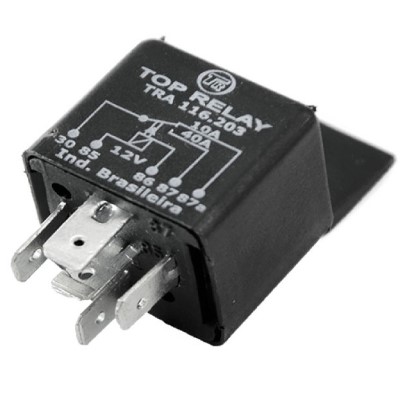 TRA116203 RELE AUXILIAR 12V 5T 40/10A C/SUP. (DNI0140)