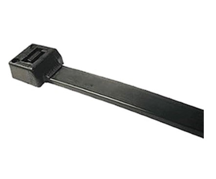 TRABR7034 ABRAC. PLAST. PRETA 340 X 4,8MM 34CM (100PCS)