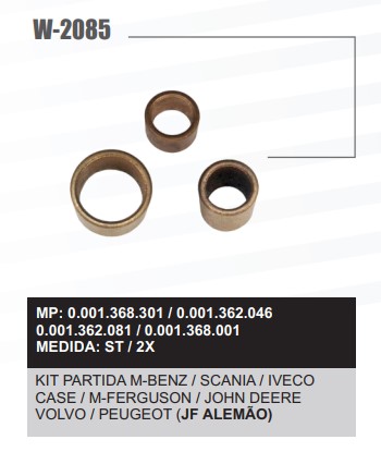 W2085ST -KIT BUCHA PART.BOSCH JF MB/SCANIA ALEMAO