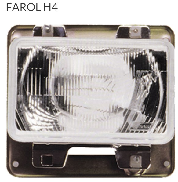 VF2011 FAROL H4 MB 91/95 BICUDO/CARA PRETA D/E C/VIGIA 