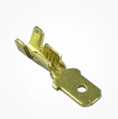 W20S TERMINAL MACHO ESPADA CURTO S/TRAVA 6,3MM CHAPA 0,40MM (SOLTO)