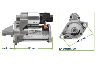 SF000C60299 MOTOR DE PARTIDA BOSCH TOYOTA COROLLA 12V SEG