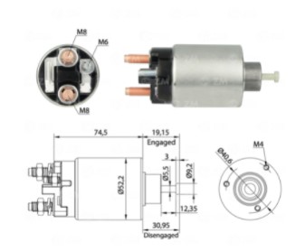 EW002860 AUTOMATICO PT. DELCO ASTRA/CELTA/PALIO ZM2860