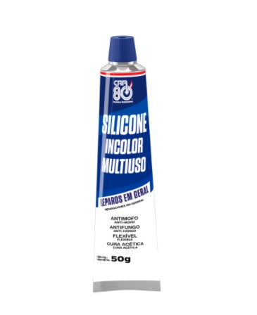 SILICONE INCOLOR MULTIUSO ACETICO 50G BISNAGA (CAR80)