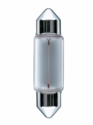 LAMPADA TORPEDO 12V 31MM 10W QUALYTEN 