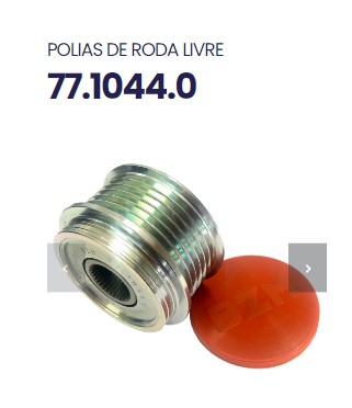 P1044R POLIA RODA LIVRE P/ ALTERNADOR 