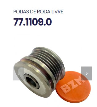 P1109R POLIA RODA LIVRE P/ ALTERNADOR 