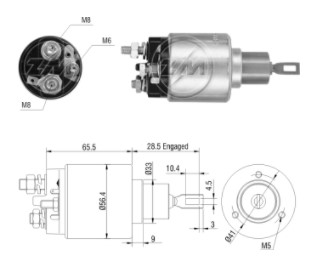 B933A081066 AUTOMATICO PT. BOSCH ASTRA/CORSA/VECTRA/OMEGA ZM775