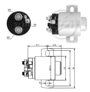 B933A080010 RELE AUXILIAR PT. 12V (CHASSI) ZM3671