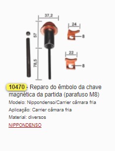 GB10470 REP. EMBOLO CHAVE MAG. NIPPONDENSO (M08) (1PÇ)