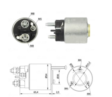 MQ10496 AUTOMATICO PT. VALEO CLIO/MEGANE/PEUGEOT 12V ZM496