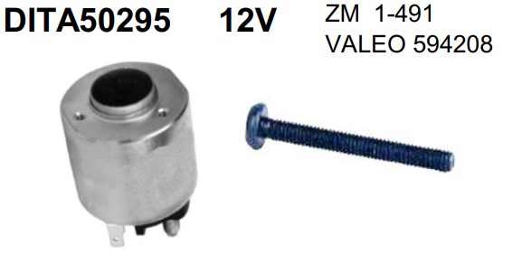 DITA50295 AUTOMATICO PT. VALEO CLIO/KANGOO/MEGANE 12V ZM1491 