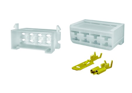 KCW00839 KIT TOMADA 8VIAS MACHO/FEMEA C/TERM. 