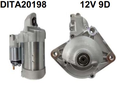 DITA20198 MOTOR DE PARTIDA BOSCH IVECO 12V 9D DITA