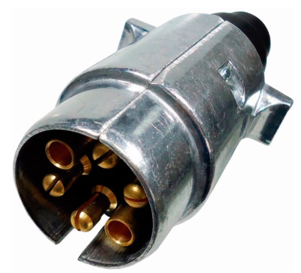 DNI8381 TOMADA ENG. CARRETA PLAST. MACHO 6P CROMADA