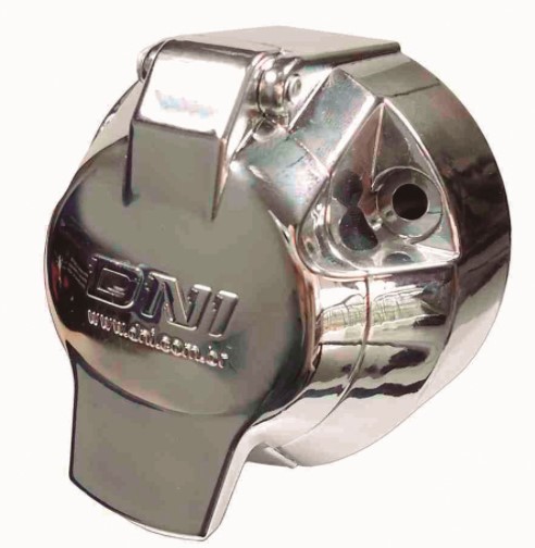 DNI8378 TOMADA ENG. CARRETA PLAST. FEMEA 7P CROMADA 