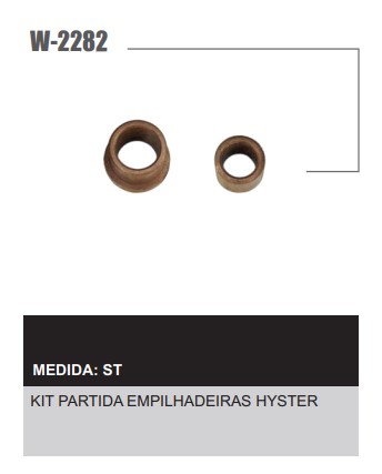 W2282ST -KIT BUCHA PART.MITSUBISHI EMPILHADEIRA HYSTER