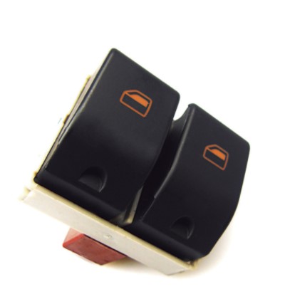 VW1032 INTERRUPTOR VIDRO GOL G4/G5/G6/FOX DUPLO (1 ESTAGIO) MARRON 