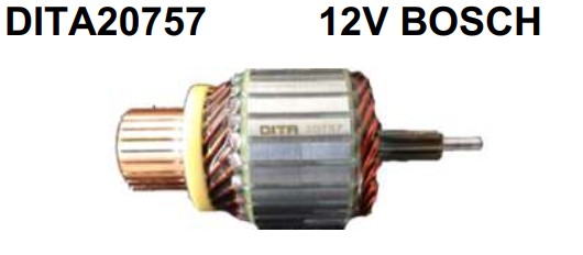 9146/20757 IND. PART. BOSCH FIAT VIVACE/UP/GOL G6 (MASSA MENOR) 12V C98.2 D48 7D DITA