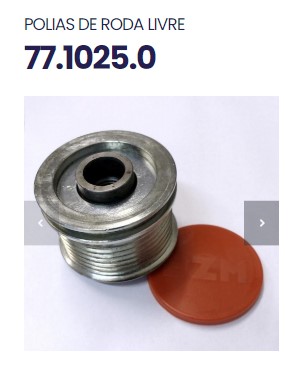 P1025R POLIA RODA LIVRE P/ ALTERNADOR 