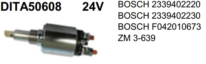 DITA50608 AUTOMATICO PT. BOSCH SCANIA 24V MOD S 4/5 ZM3639