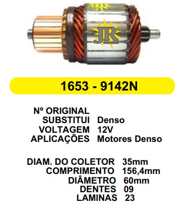 9142 IND. PART. DENSO 12V C156.4 D60 9D