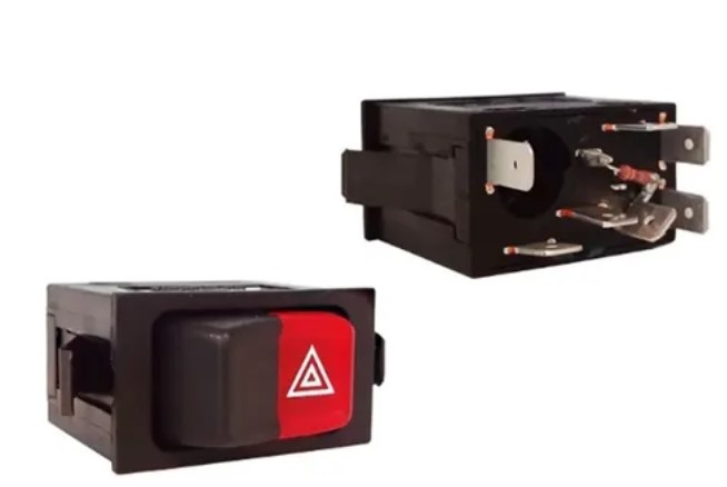 K3813905 INTERRUPTOR PISCA ALERTA GOL/SAV/PARATI/VOIAGE 85/95 12V