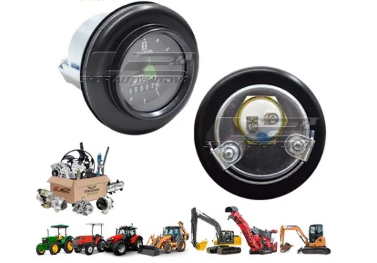 GTH0002 HORIMETRO C/AMORTECEDOR  LED 52MM