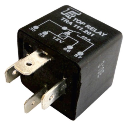 TRA111201 RELE AUXILIAR 12V 4T 40A S/SUP. (DNI0111)