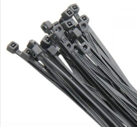 TRABR7023 ABRAC. PLAST. PRETA 200 X 4,8MM 20CM (100PCS)