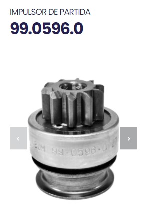 BZM0596 BENDIX PT. MITSUBISHI EMPILHADEIRA CLARK 10D