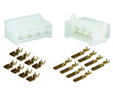 ETE7508 KIT TOMADA 8VIAS MACHO/FEMEA C/TERM. 