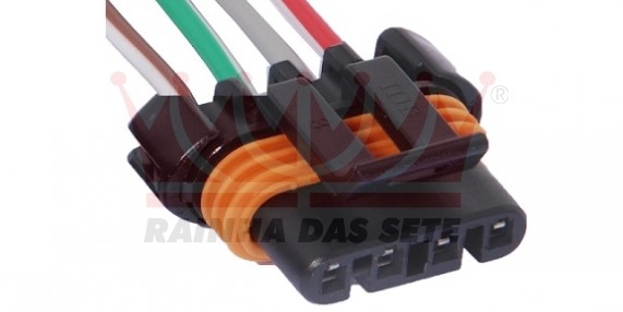 ETE5866 CHICOTE 4VIAS REP BOMBA COMBUSTIVEL FLEX FEMEA