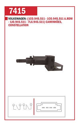 EC7415 INTERRUPTOR LUZ DE FREIO 